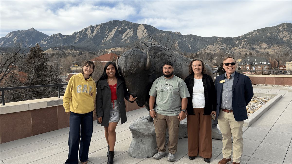 Exchange participants at CU Boulder