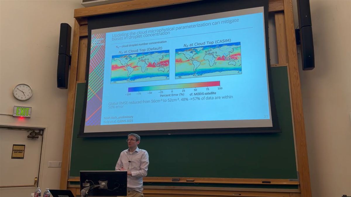 Atmospheric science research lecture