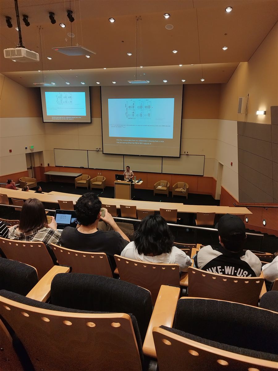 Participants attending lecture at CU Anschutz