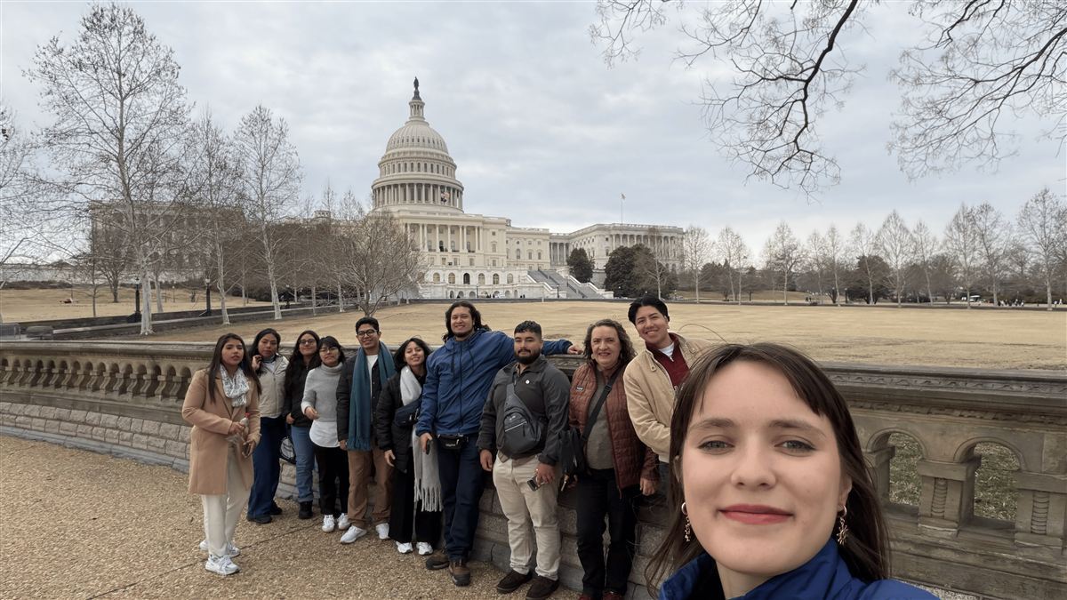 Exchange group at the U.S. Capitol, Washington D.C.