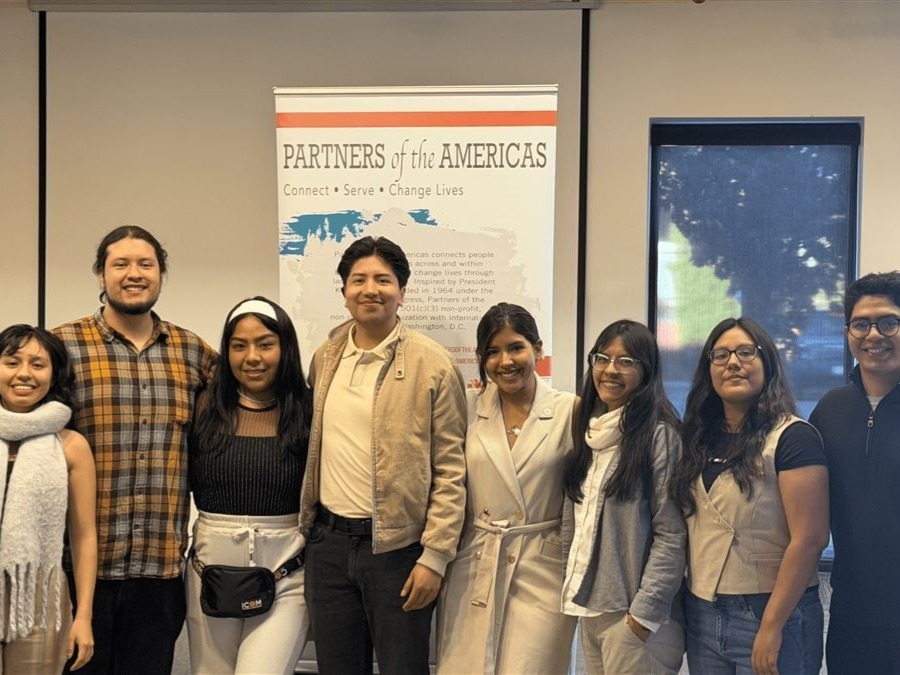 Exchange group at Partners of the Americas event