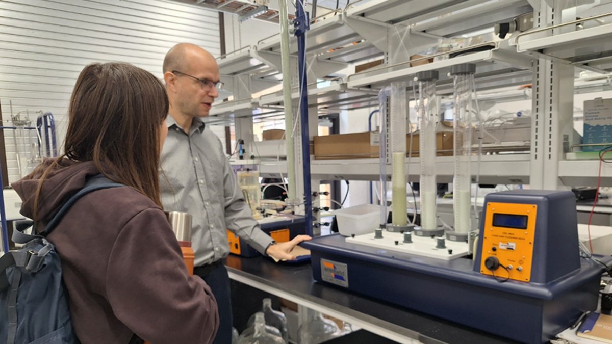 Participant in lab at University of Texas at Tyler