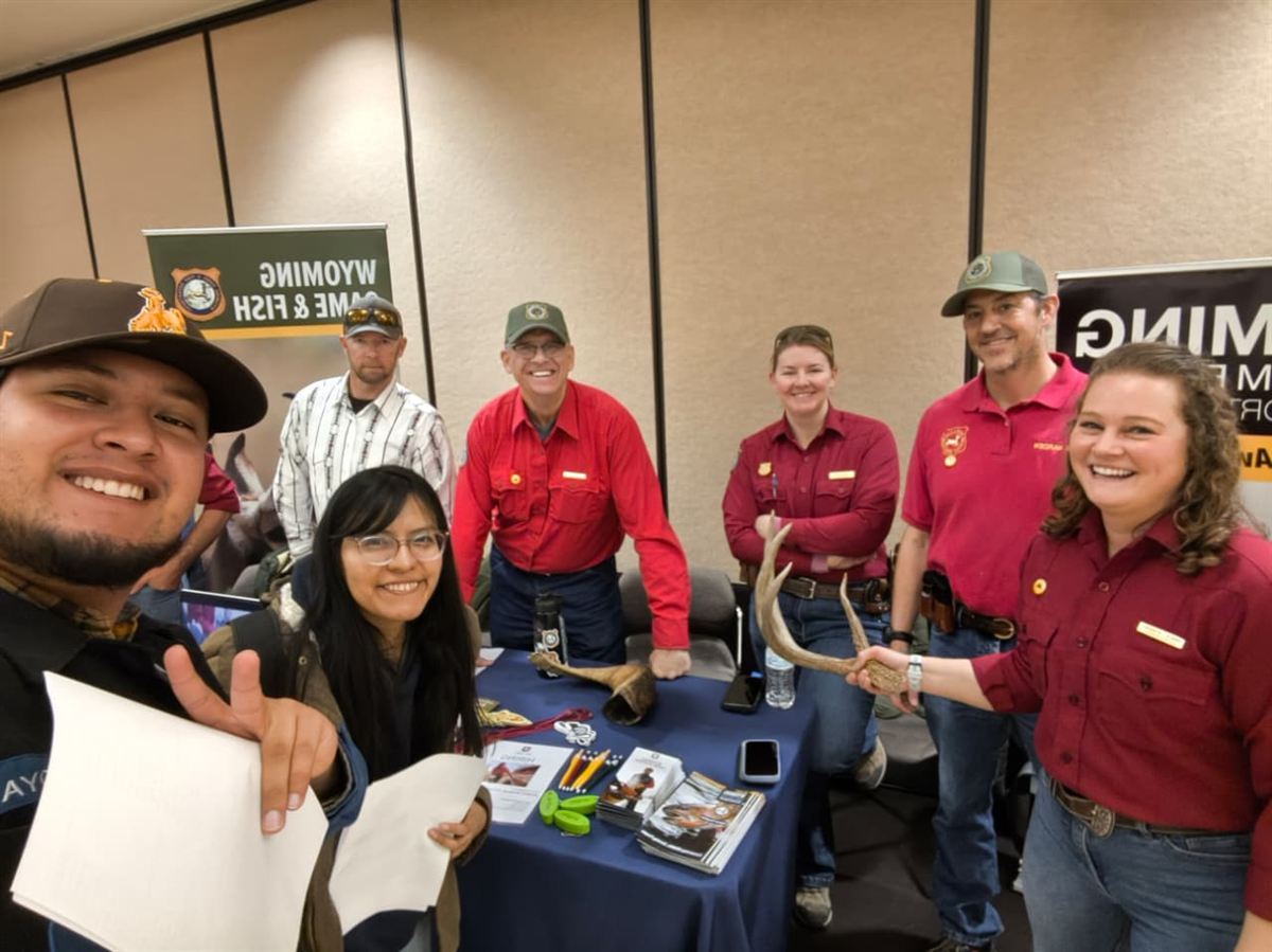 Participants with Wyoming Game and Fish staff