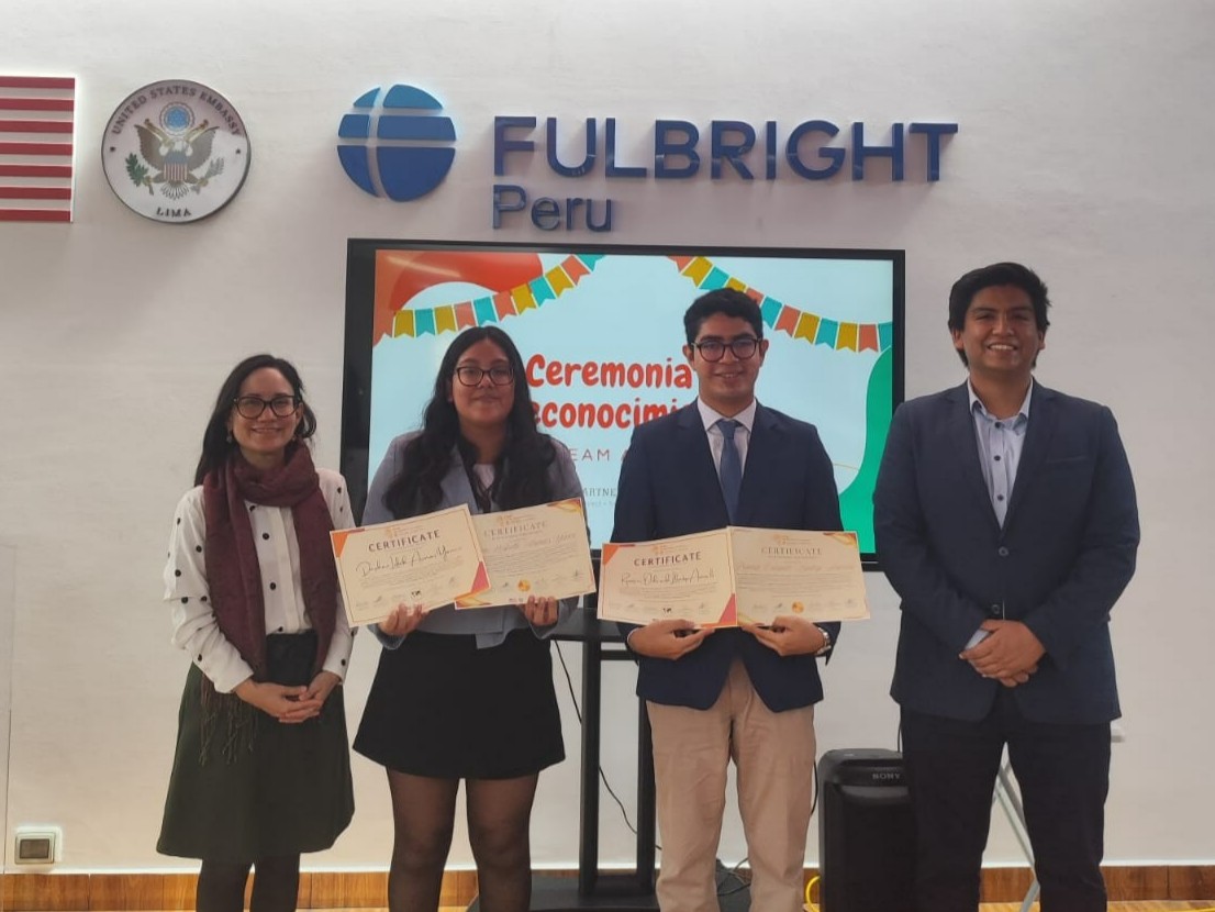 Graduation ceremony, Fulbright Peru, Lima